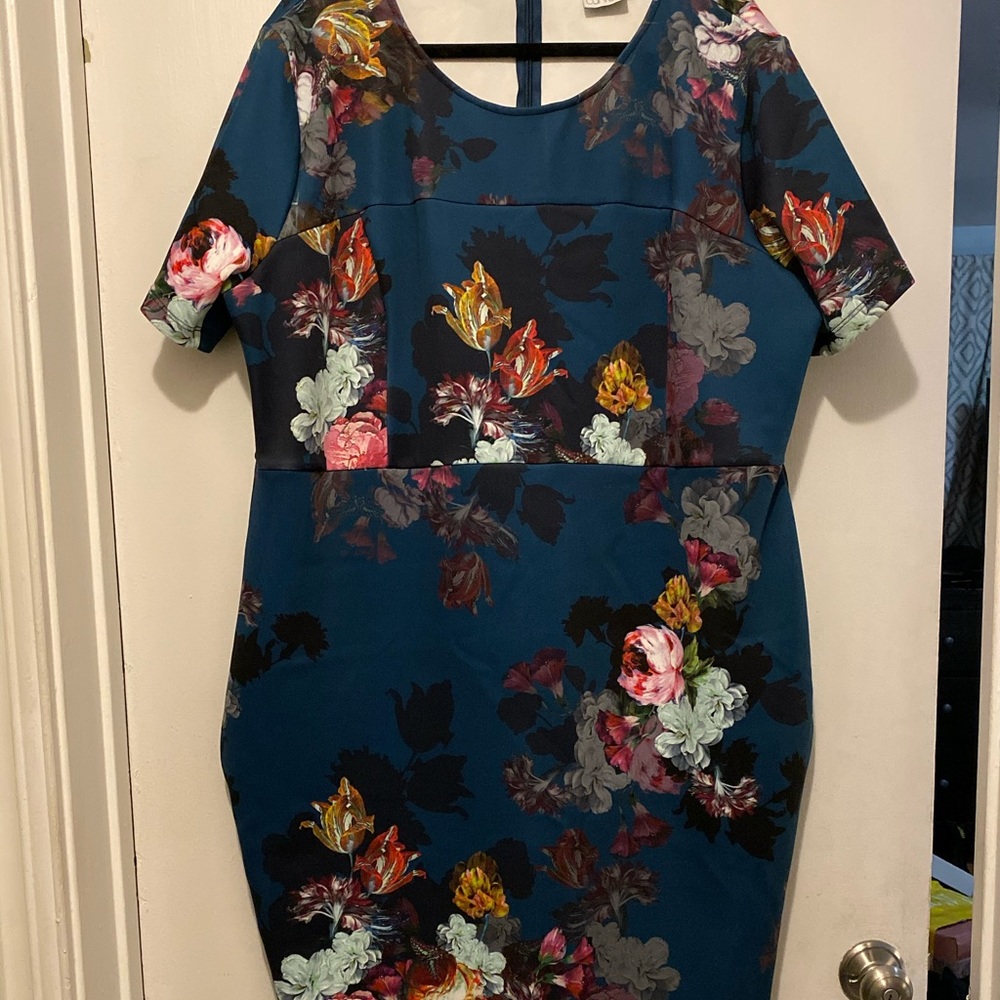 ASOS Curve size 22 Midi dress in floral print